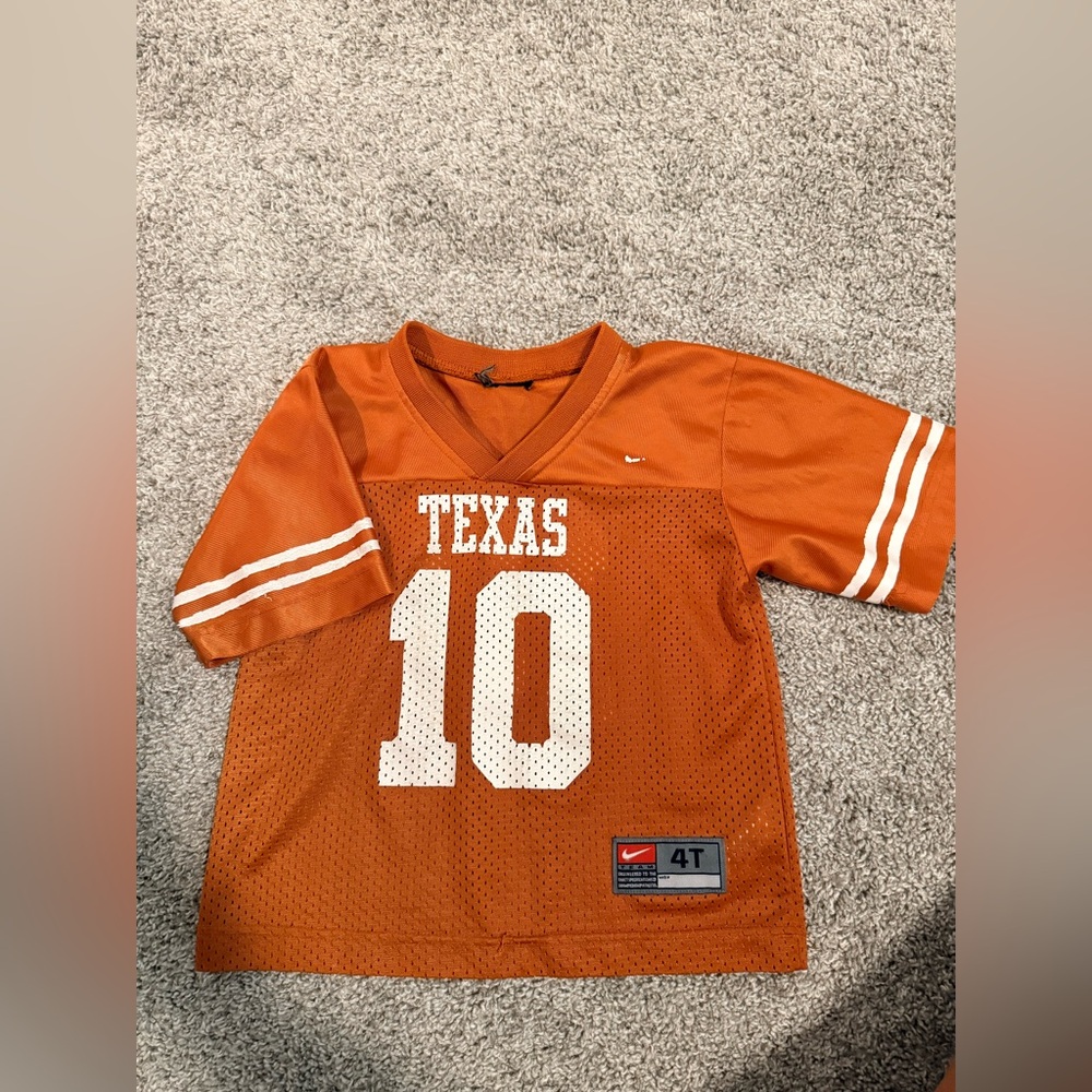 Nike Kids Texas Longhorn Orange Jersey Shirt